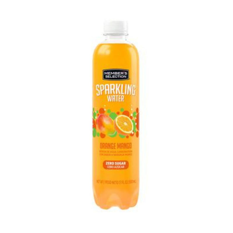 AGUA CON GAS MANGO Y NARANJA MEMBERS SELECTION 17 OZ