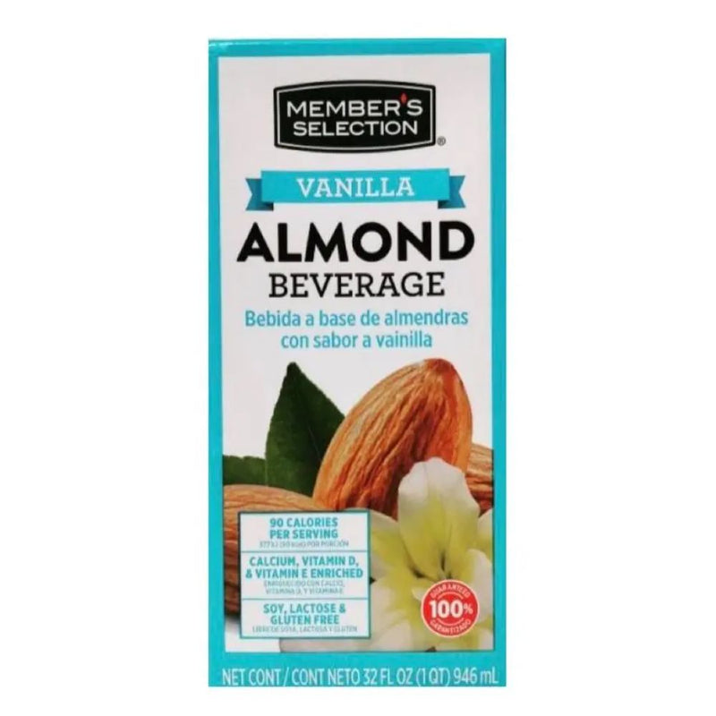 LECHE DE ALMENDRA Y VAINILLA MEMBERS SELECTION 946 ML