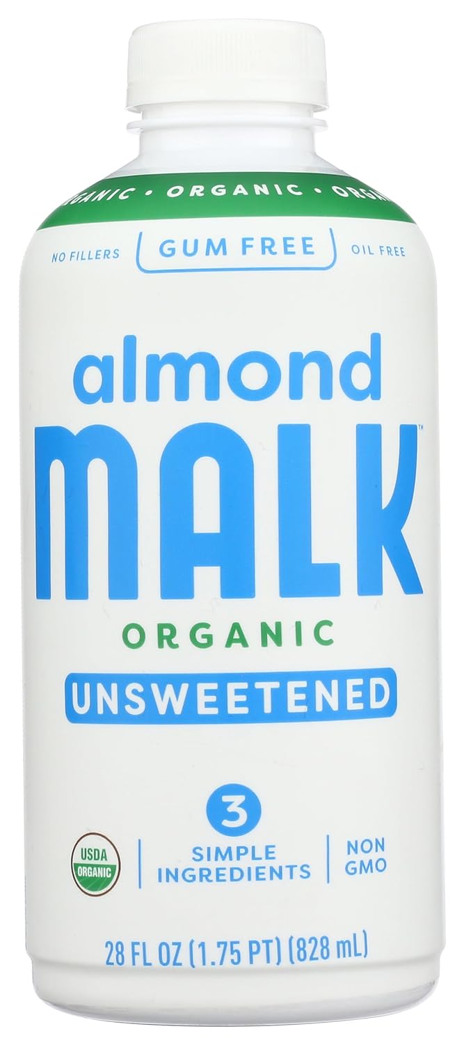 LECHE DE ALMENDRA SIN AZUCAR ALMOND MALK 828 ML