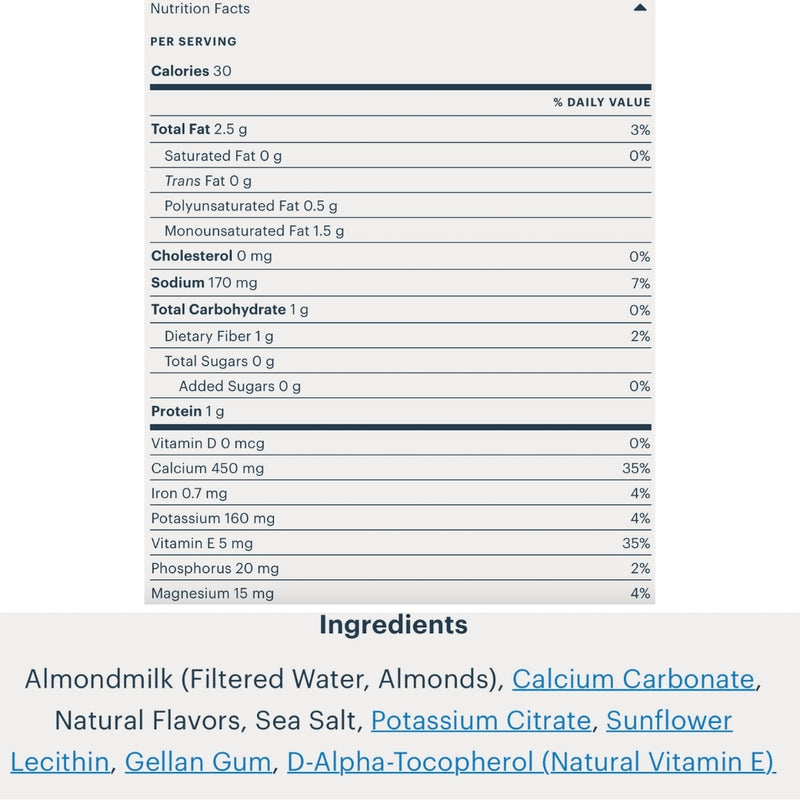 LECHE DE ALMENDRA ALMOND BREEZE UNSWEETENED VAINILLA 946 ML