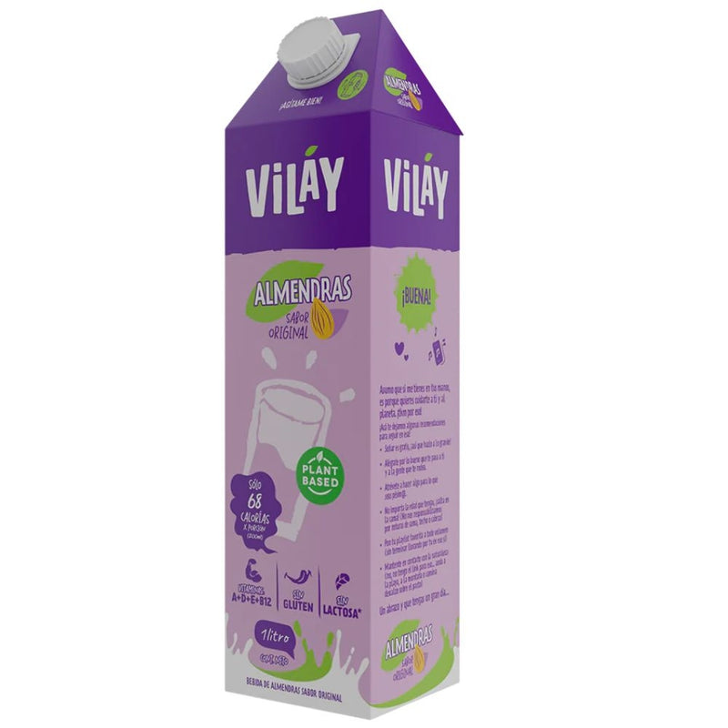 LECHE DE ALMENDRA ORIGINAL VILAY 1 LT