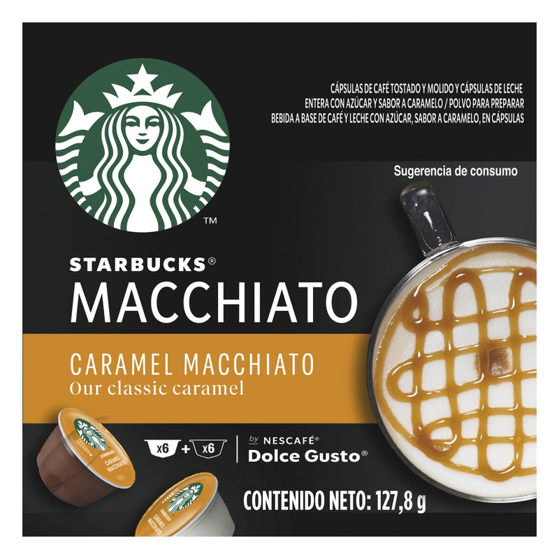 Starbucks Nescafé Dolce Gusto® Caramel Macchiato 12 Cápsulas